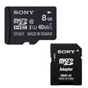 Imagem de MOD  MICRO SD  8GB C/ADAP SD SONY