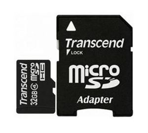 Imagem de MOD  MICRO SD 32GB CL4 C/ADAP TRANSCEND