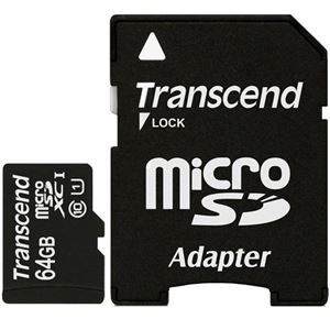 Imagem de MOD  MICRO SD 64GB CL10 HC C/ADAP TRANSC