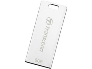 Imagem de PEN DRIVE  8GB TRANSCEND T3S SILVER