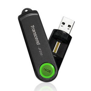 Imagem de PEN DRIVE 16GB TRANSCEND 220 FINGERPRINT