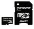 Imagem de MOD  MICRO SD  8GB CL10 C/ADAP TRANSCEND