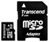 Imagem de MOD  MICRO SD  8GB CL4 C/ADAP TRANSCEND