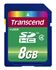 Imagem de MOD  SD CARD  8GB CL4 TRANSCEND